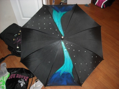 Bedazzled umbrella