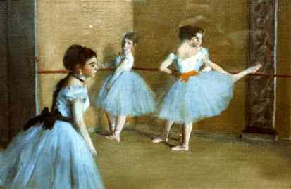degas ballet class